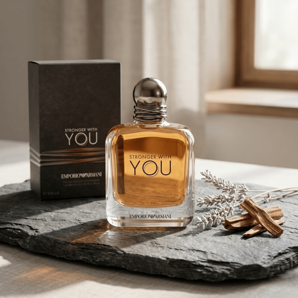 Stronger With You by Emporio Armani, 3.4 oz EDT Spray for Men - Unik Glow