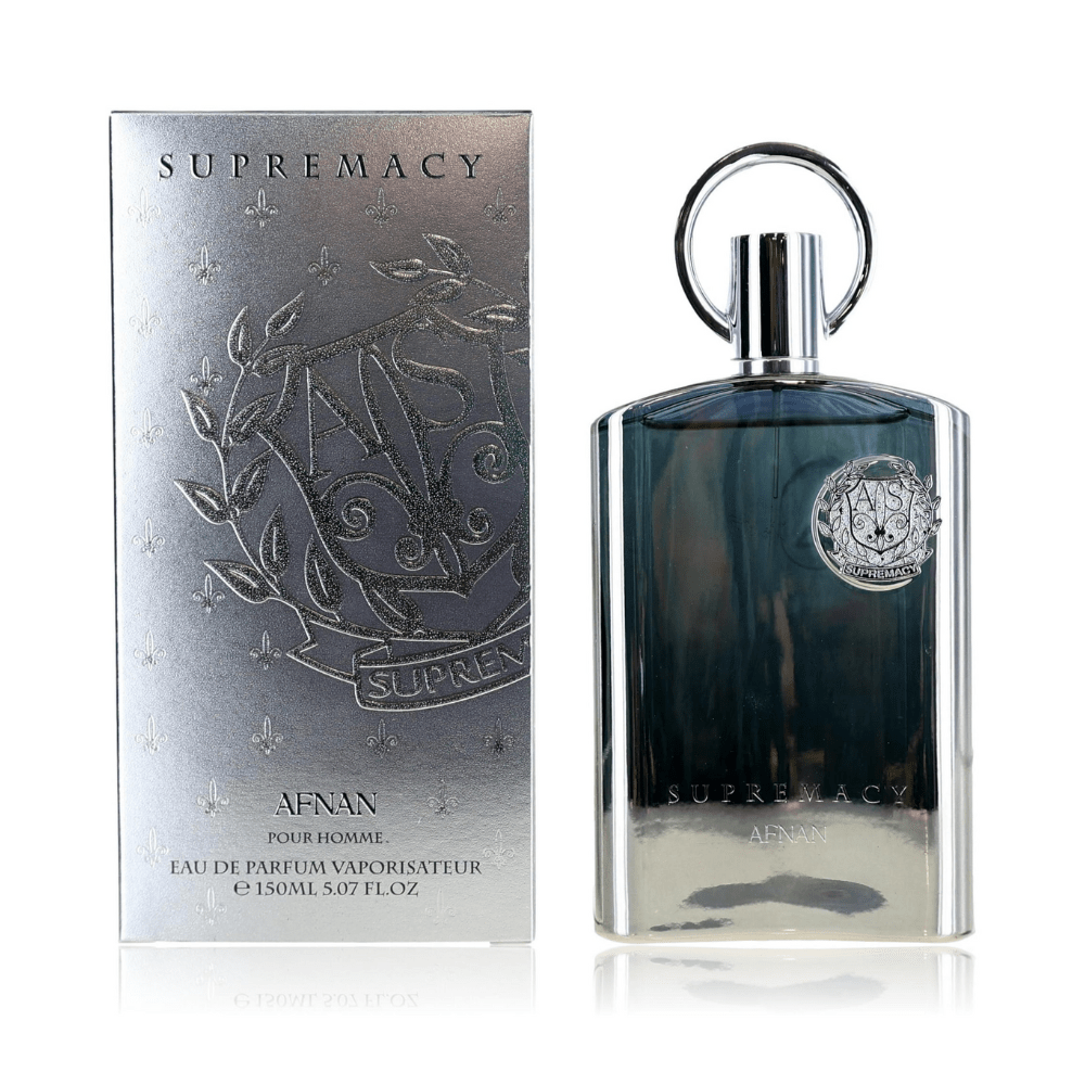 Supremacy Silver by Afnan, 5.07 oz EDP Spray for Men - Unik Glow