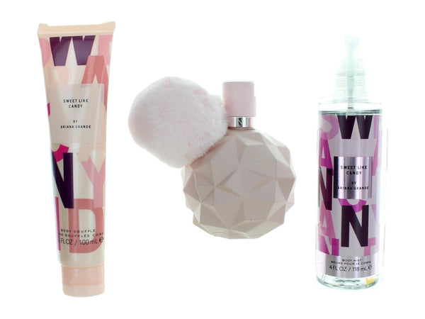 Sweet Like Candy by Ariana Grande, 3 Piece Gift Set for Women - UnikGlow