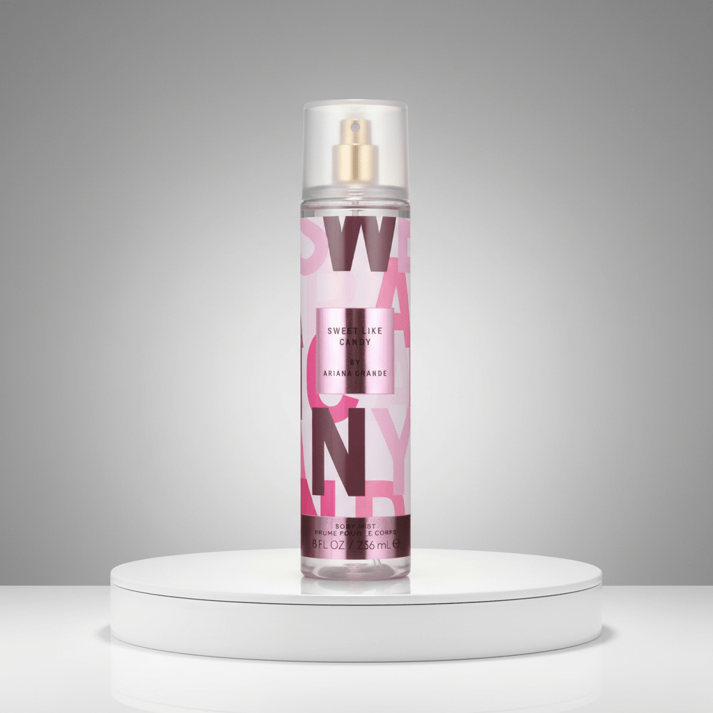 Sweet Like Candy by Ariana Grande, 8 oz Body Mist for Women - Unik Glow