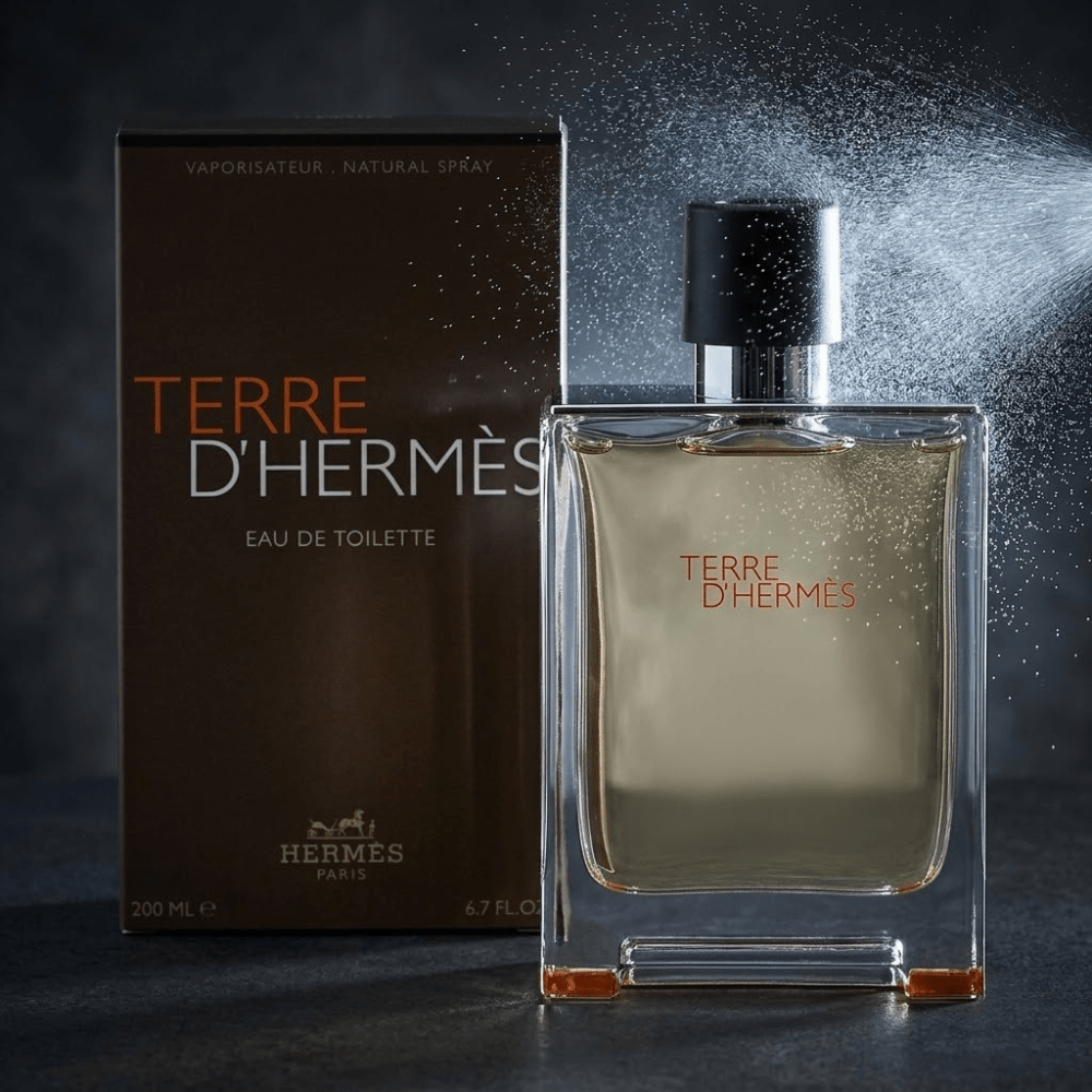 Terre D'Hermes by Hermes, 6.7 oz EDT Spray for Men - Unik Glow