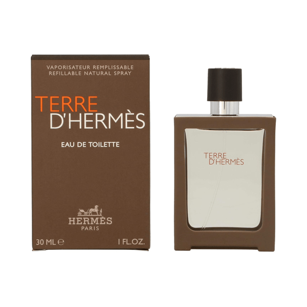 Terre D'Hermes by Hermes, 1 oz EDT Spray Refillable for Men - Unik Glow
