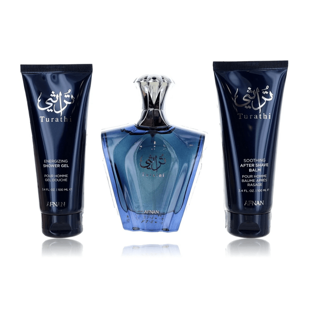 Turathi Blue by Afnan, 3 Piece Set for Men - Unik Glow