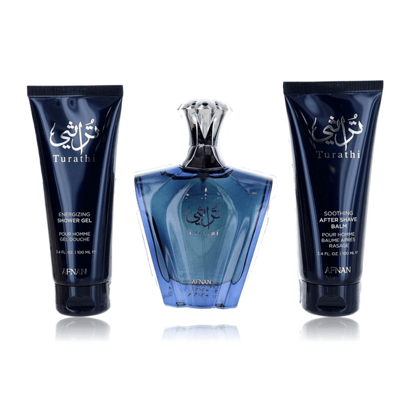 Turathi Blue by Afnan, 3 Piece Set for Men - Unik Glow