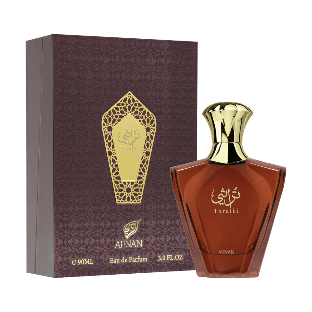 Turathi Brown by Afnan, 3 oz EDP Spray for Men - Unik Glow
