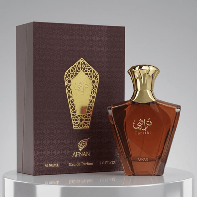 Turathi Brown by Afnan, 3 oz EDP Spray for Men - Unik Glow