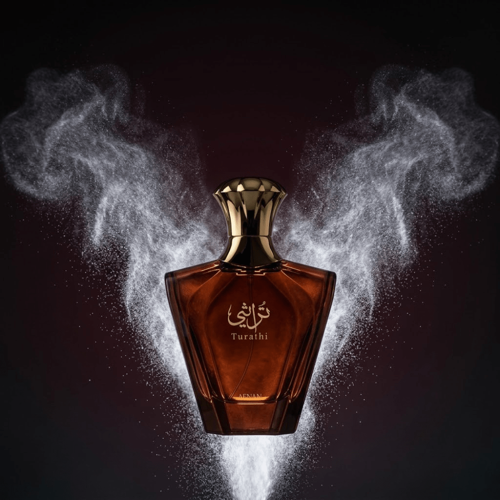Turathi Brown by Afnan, 3 oz EDP Spray for Men - Unik Glow
