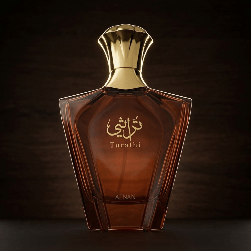 Turathi Brown by Afnan, 3 oz EDP Spray for Men - Unik Glow