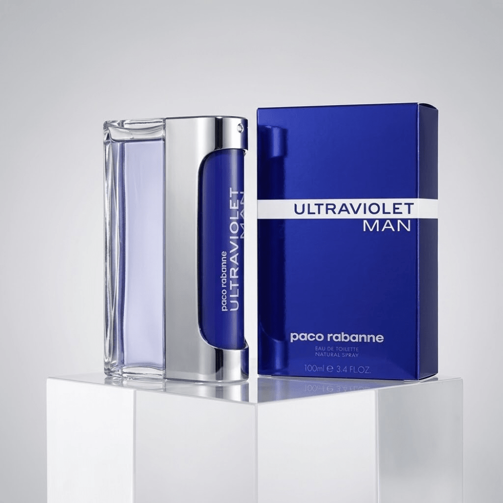 Ultraviolet Man by Paco Rabanne, 3.4 oz EDT Spray for Men - Unik Glow