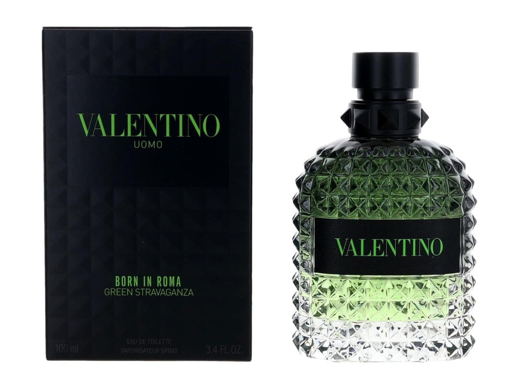 Valentino Born in Roma Green Stravaganza by Valentino, 3.4oz EDT Spray men - UnikGlow