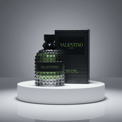 Valentino Born in Roma Green Stravaganza by Valentino, 3.4oz EDT Spray men - Unik Glow