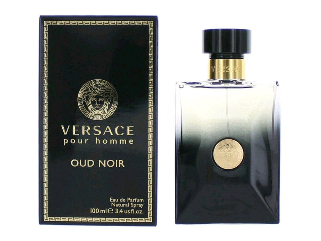 Versace Pour Homme Oud Noir by Versace, 3.4 oz EDP Spray for Men - UnikGlow