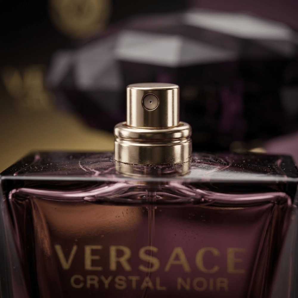 Versace Crystal Noir by Versace, 3 oz EDP Spray for Women - Unik Glow