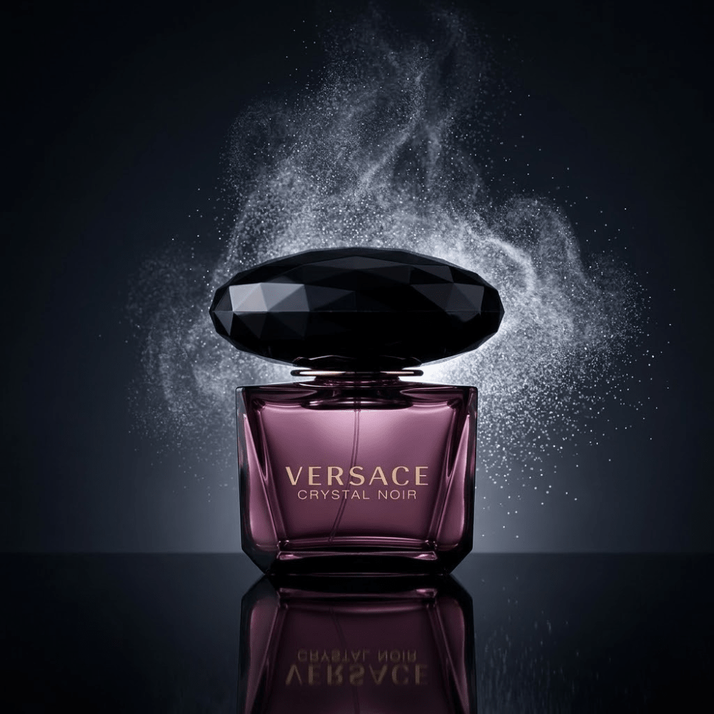 Versace Crystal Noir by Versace, 3 oz EDP Spray for Women - Unik Glow