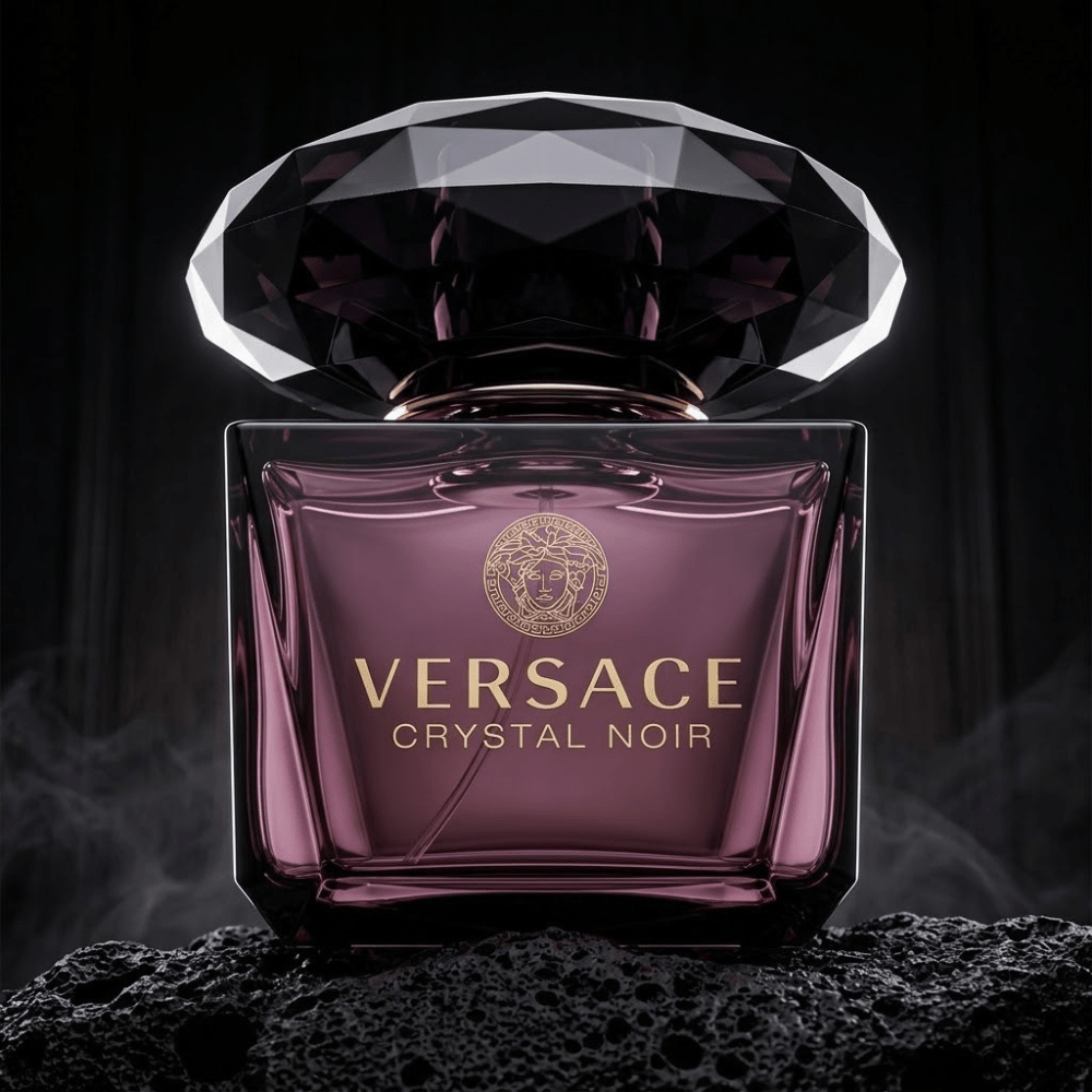 Versace Crystal Noir by Versace, 3 oz EDP Spray for Women - Unik Glow