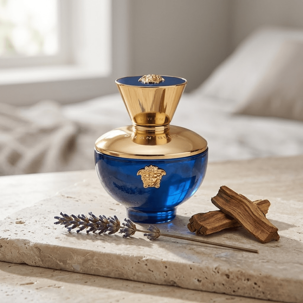Versace Pour Femme Dylan Blue by Versace, 3.4 oz EDP Spray for Women - Unik Glow