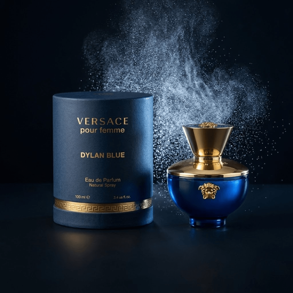 Versace Pour Femme Dylan Blue by Versace, 3.4 oz EDP Spray for Women - Unik Glow