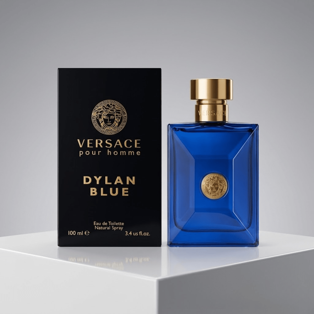 Versace Pour Homme Dylan Blue by Versace, 3.4 oz EDT Spray for Men - Unik Glow