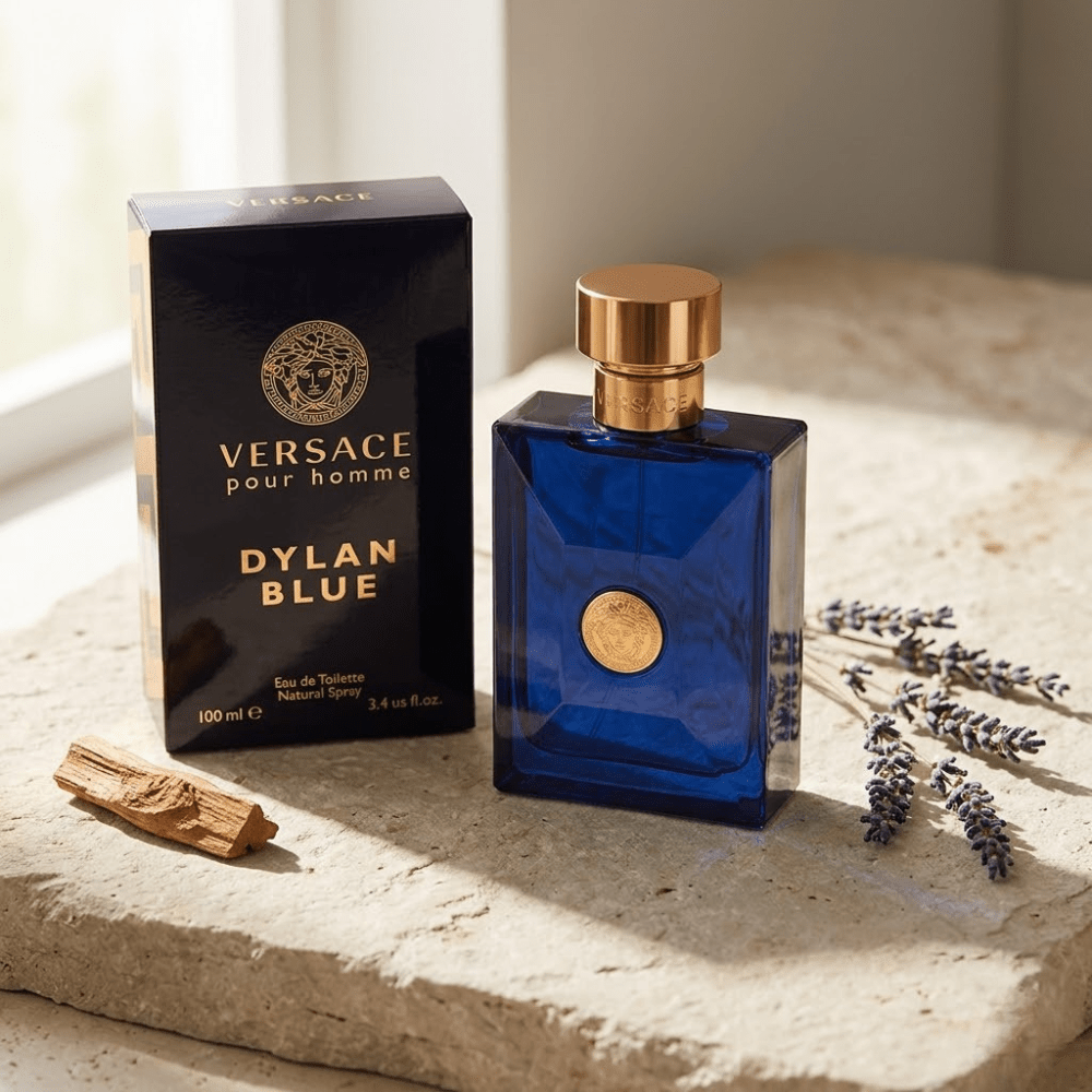 Versace Pour Homme Dylan Blue by Versace, 3.4 oz EDT Spray for Men - Unik Glow