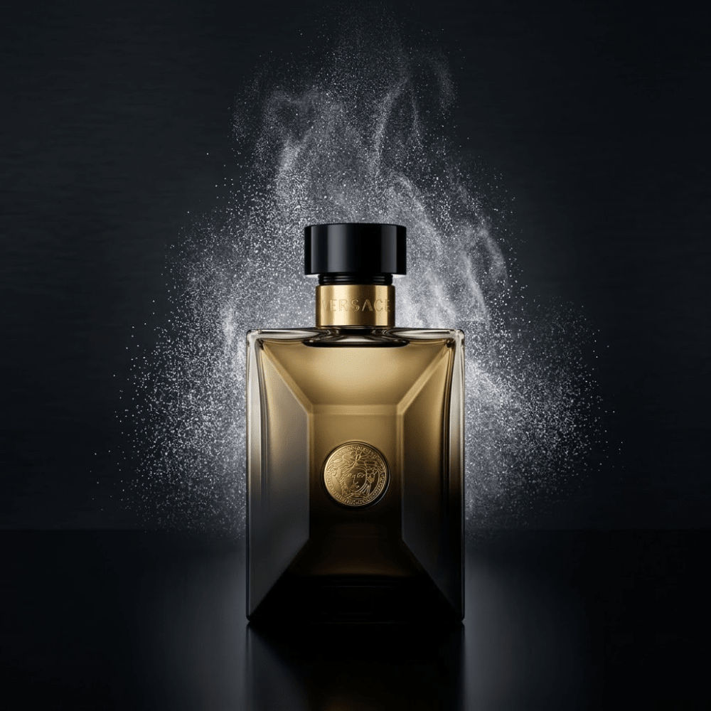 Versace Pour Homme Oud Noir by Versace, 3.4 oz EDP Spray for Men - Unik Glow