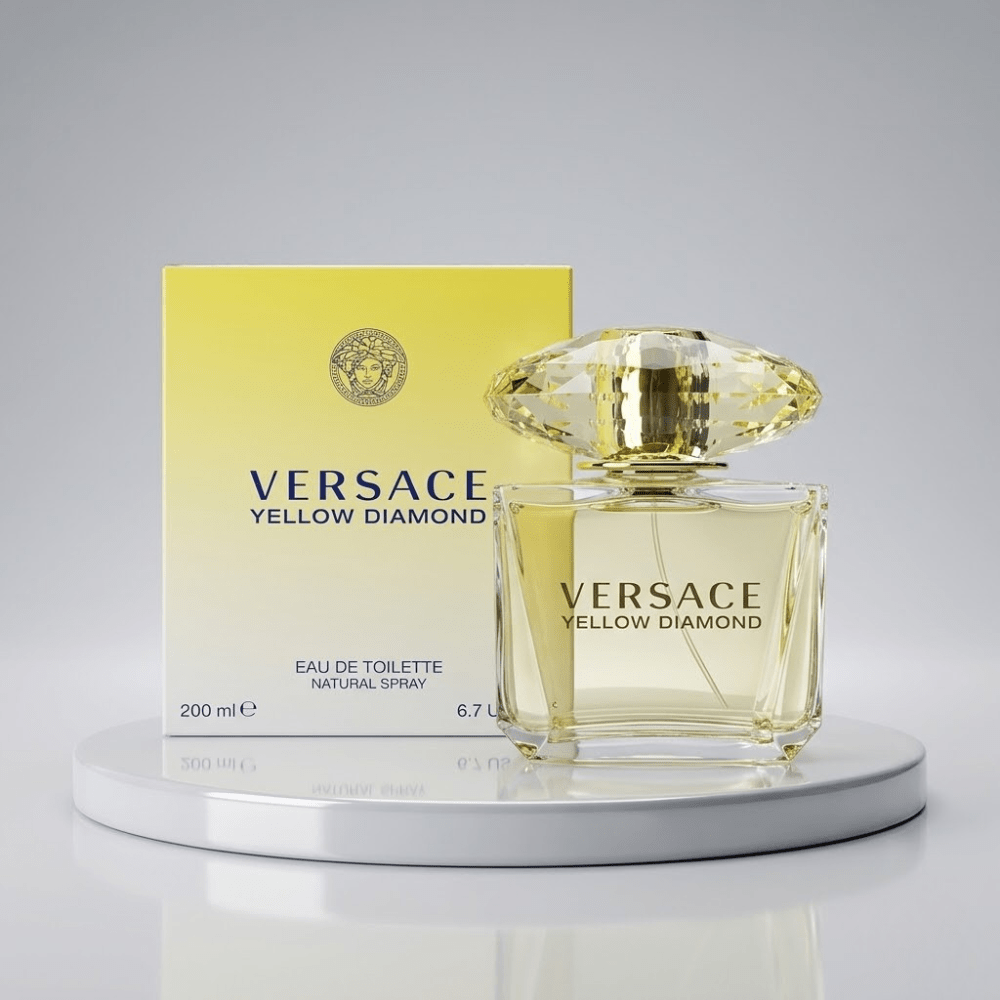 Versace Yellow Diamond by Versace, 6.7 oz EDT Spray for Women - Unik Glow