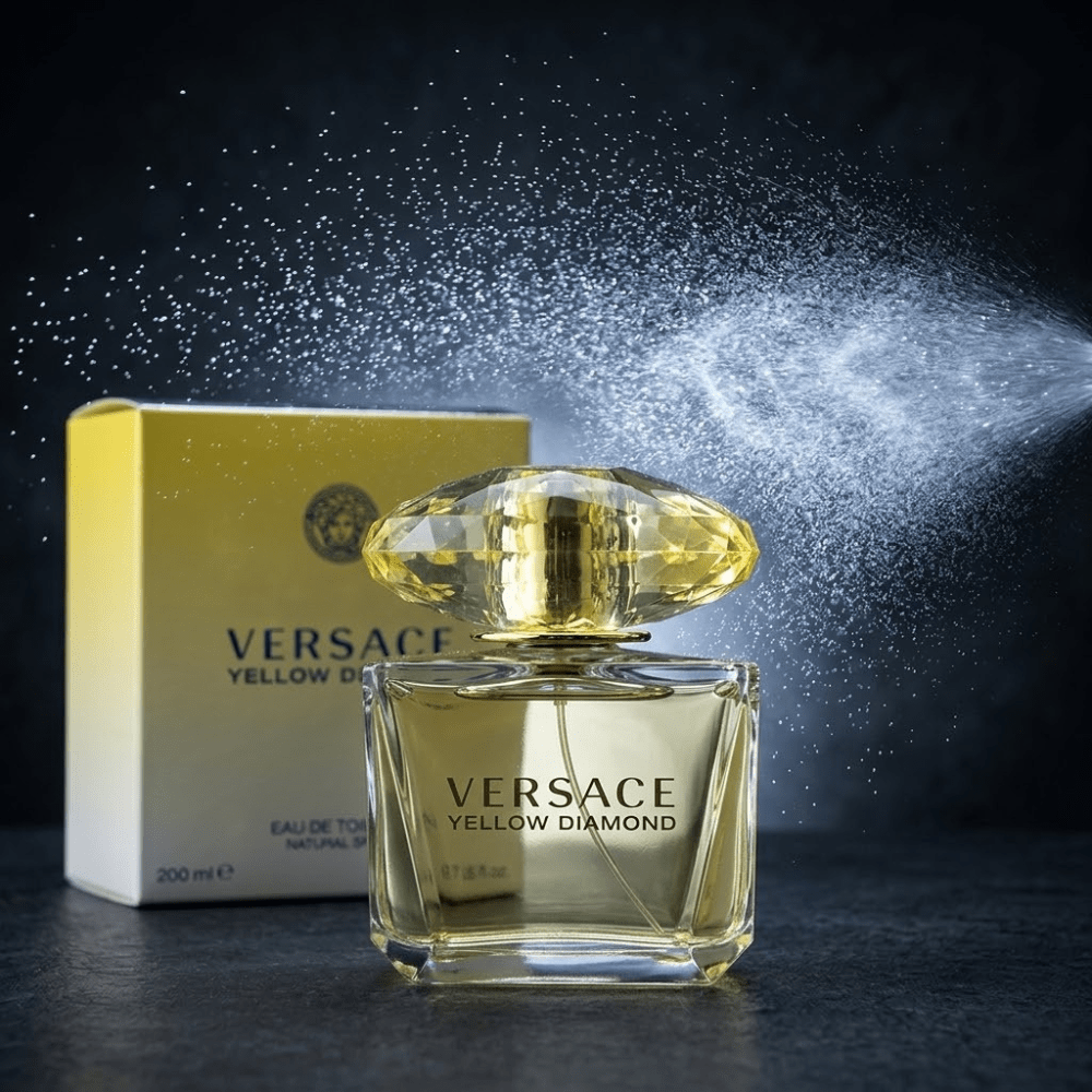Versace Yellow Diamond by Versace, 6.7 oz EDT Spray for Women - Unik Glow