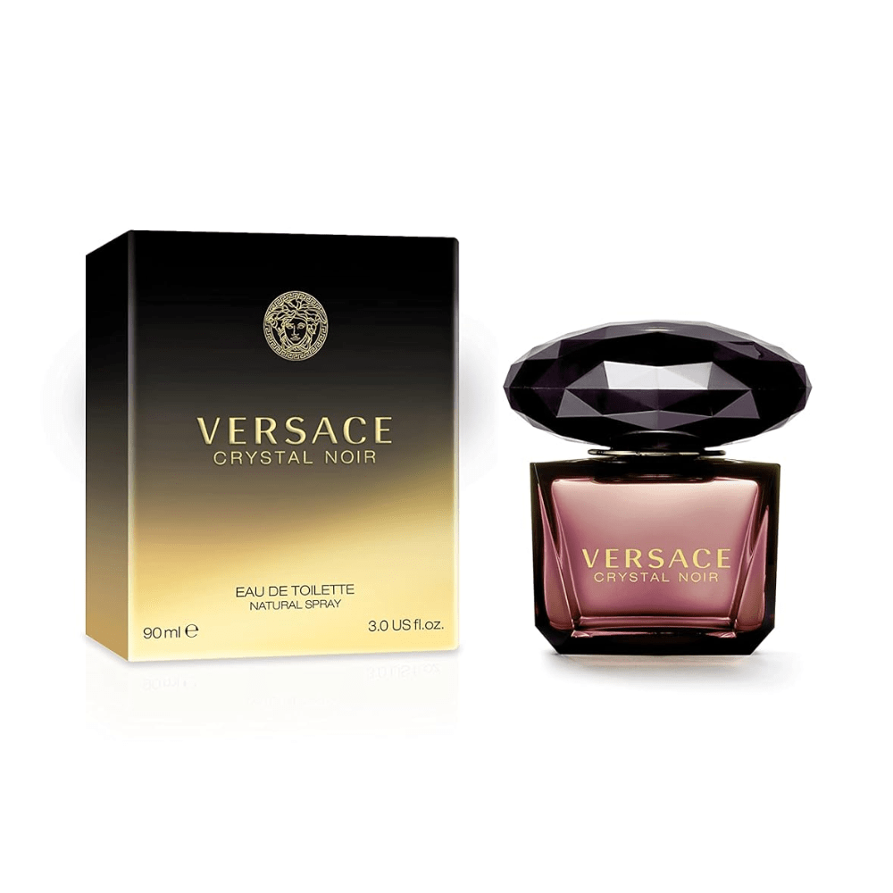 Versace Crystal Noir by Versace, 3 oz EDP Spray for Women - Unik Glow