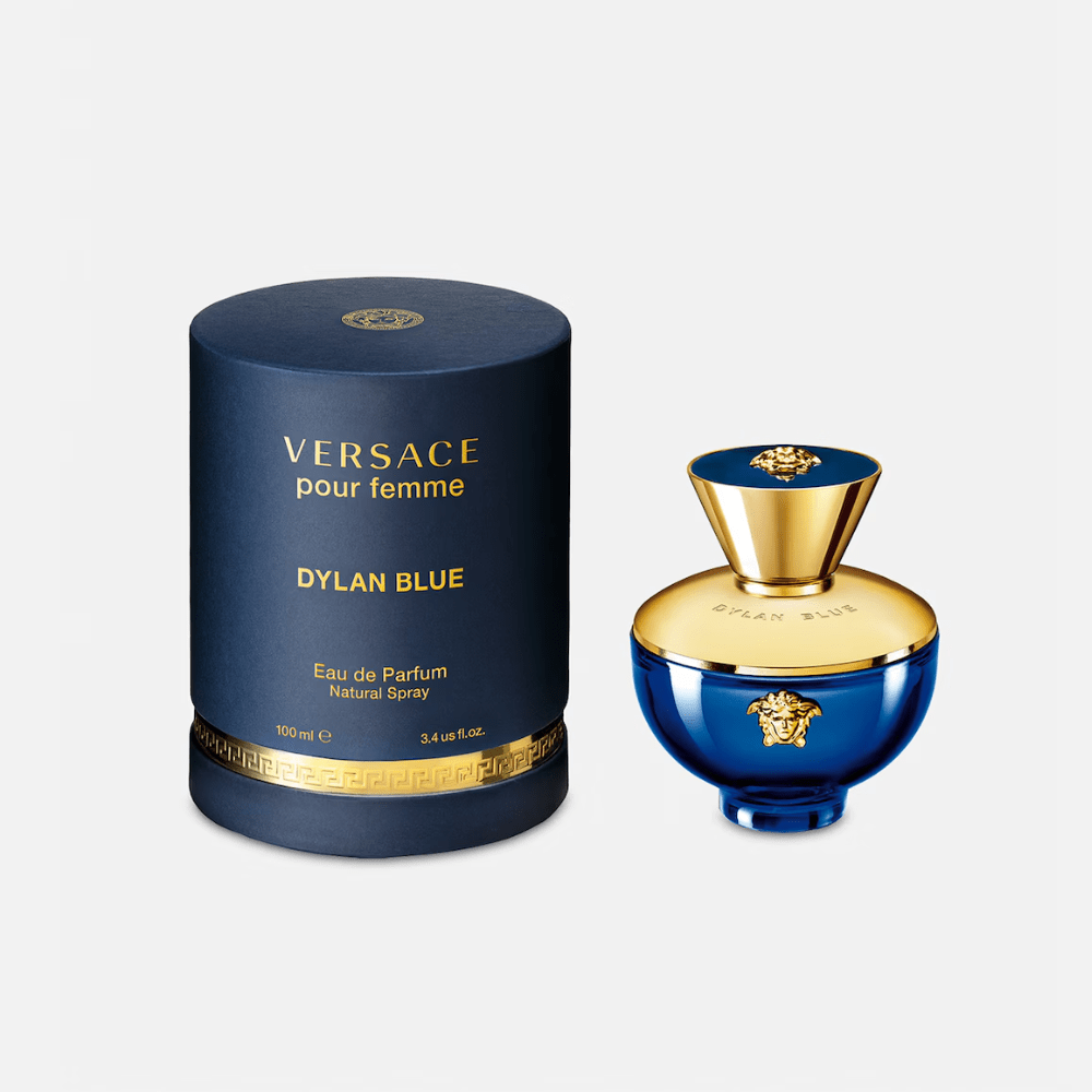 Versace Pour Femme Dylan Blue by Versace, 3.4 oz EDP Spray for Women - Unik Glow
