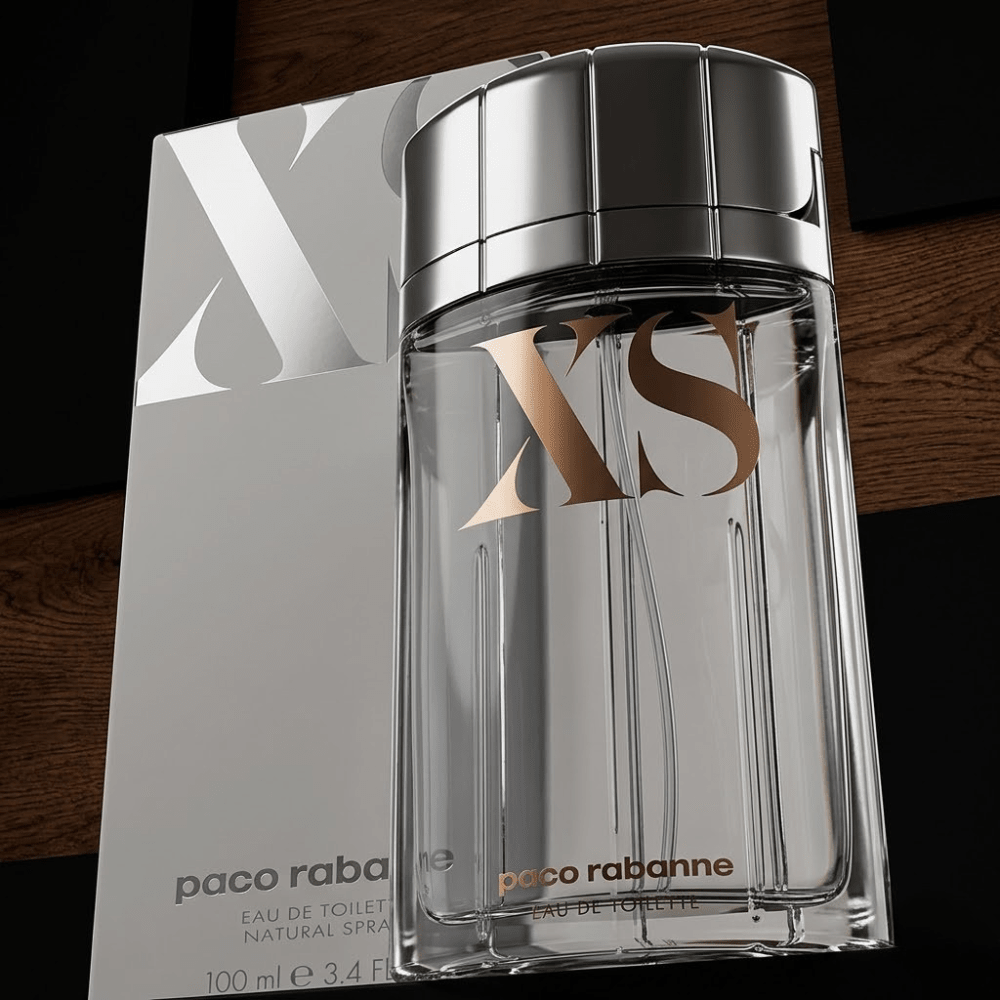 XS by Paco Rabanne, 3.4 oz EDT Spray for Men - Unik Glow