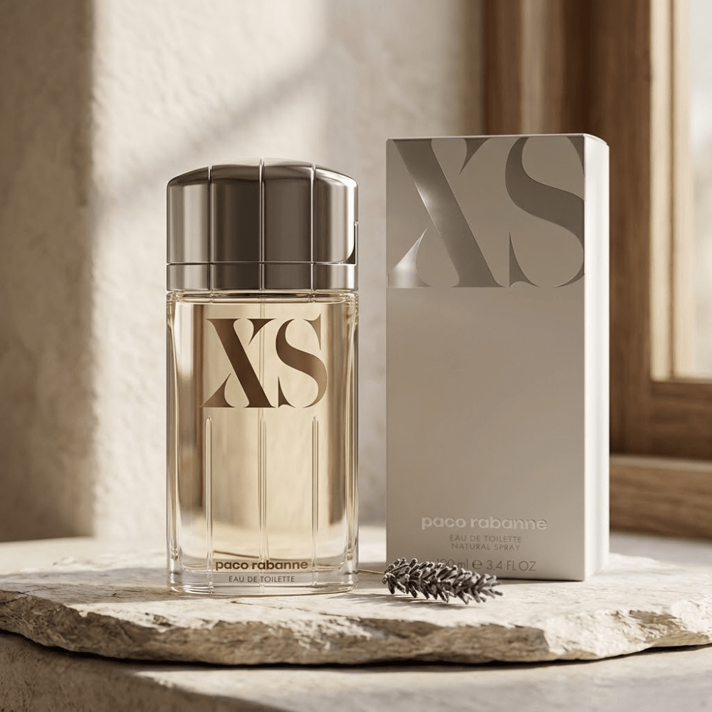 XS by Paco Rabanne, 3.4 oz EDT Spray for Men - Unik Glow