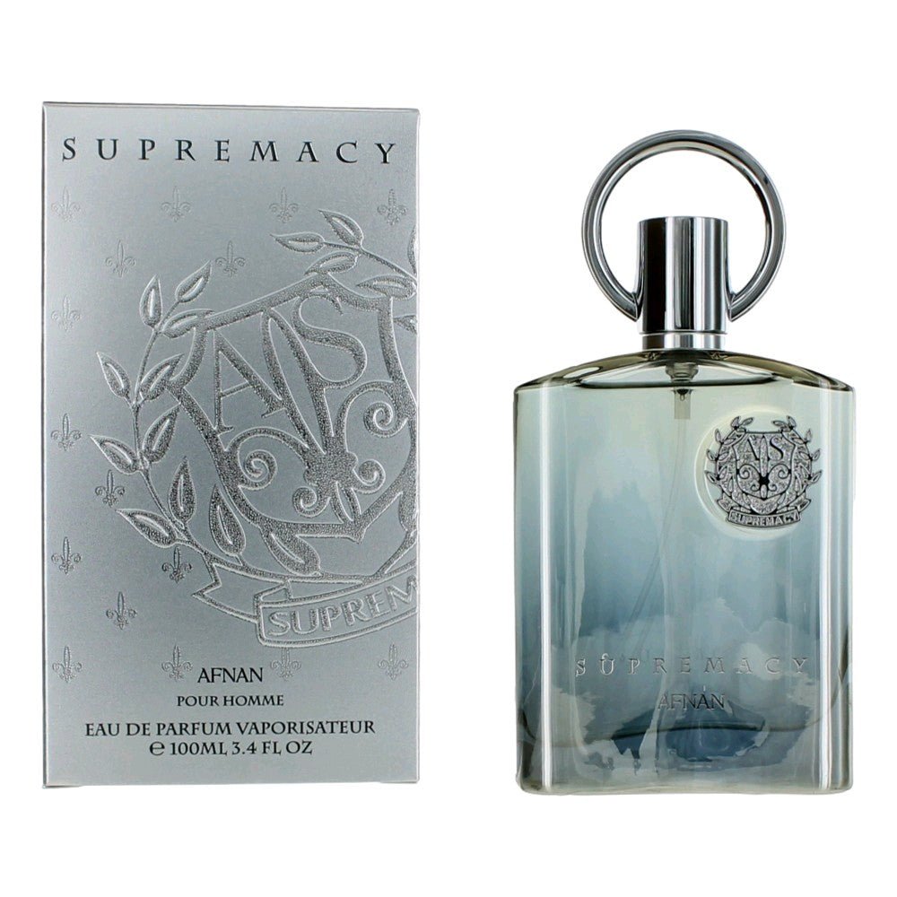 Supremacy Silver by Afnan, 3.4 oz EDP Spray for Men - Unik Glow