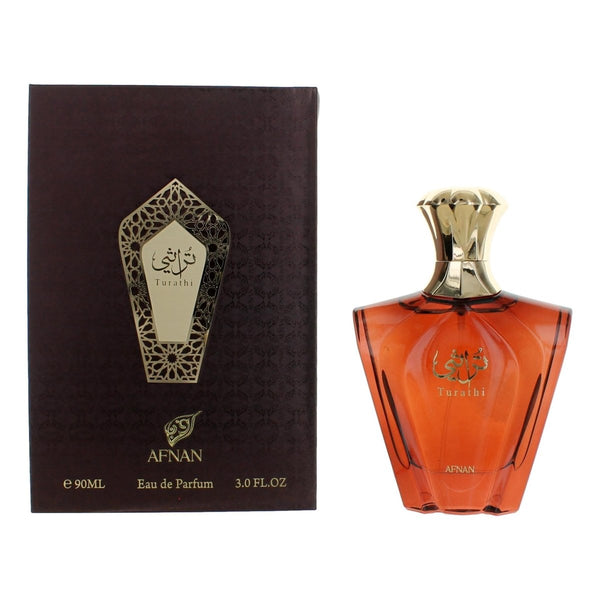 Turathi Brown by Afnan, 3 oz EDP Spray for Men - Unik Glow