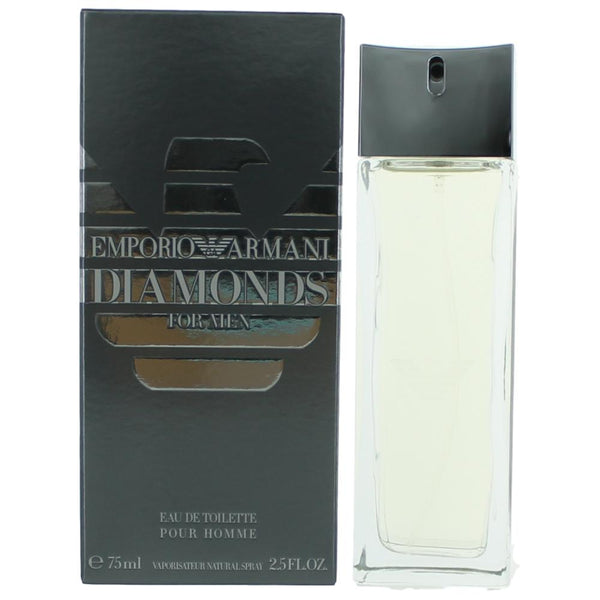 Emporio Armani Diamonds by Giorgio Armani, 2.5 oz EDT Spray for Men - Unik Glow