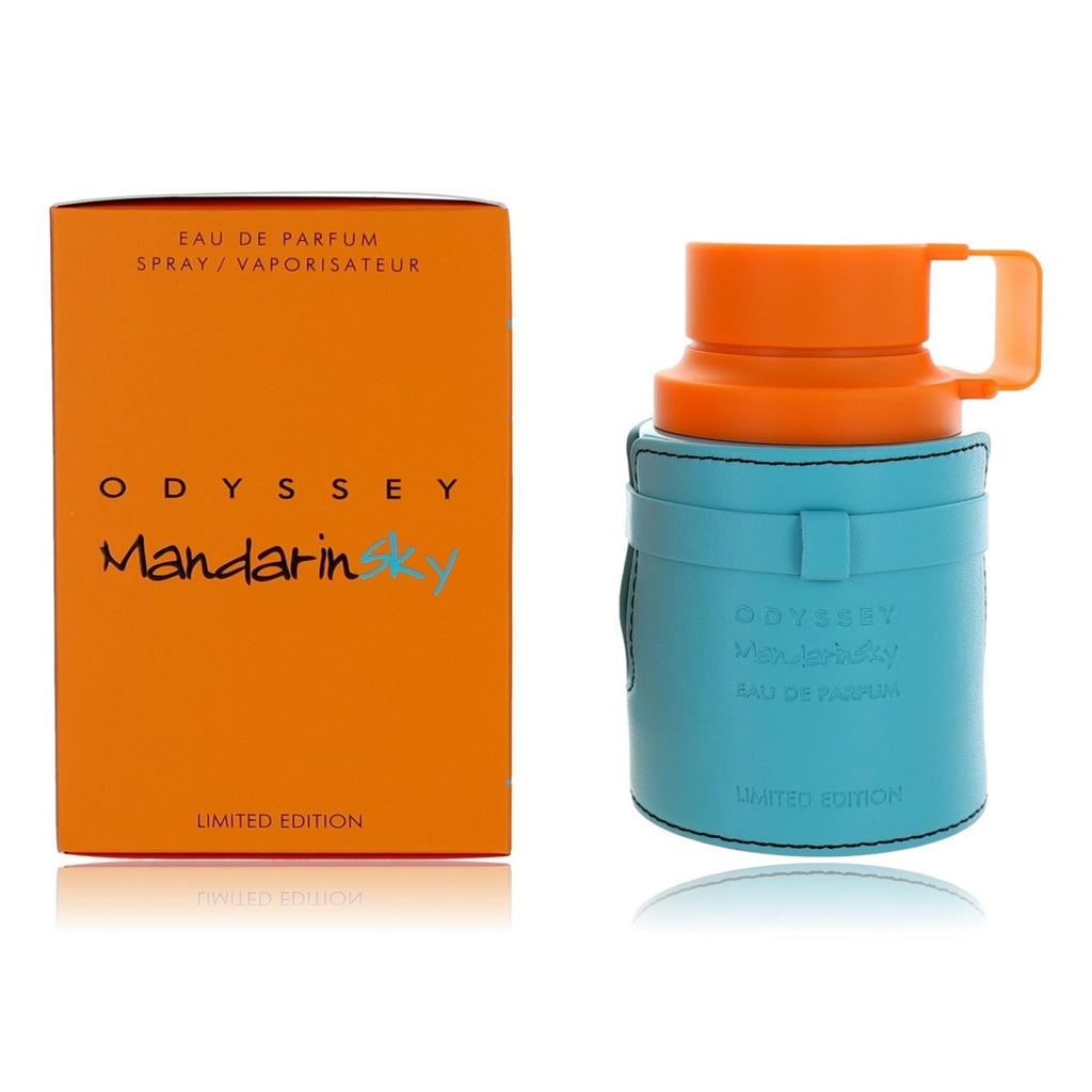 Odyssey Mandarin Sky by Armaf, 3.4 oz EDP Spray for Men - Unik Glow