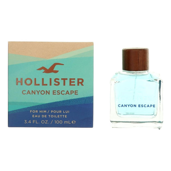 Canyon Escape by Hollister, 3.4 oz EDT Spray for Men - Unik Glow