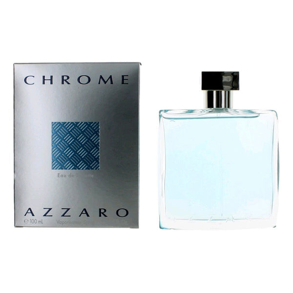 Chrome by Azzaro, 3.4 oz EDT Spray for Men - Unik Glow