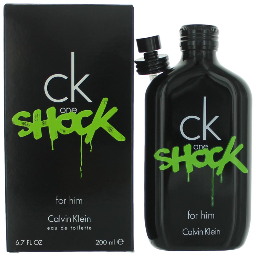CK One Shock by Calvin Klein, 6.7 oz EDT Spray for Men - Unik Glow