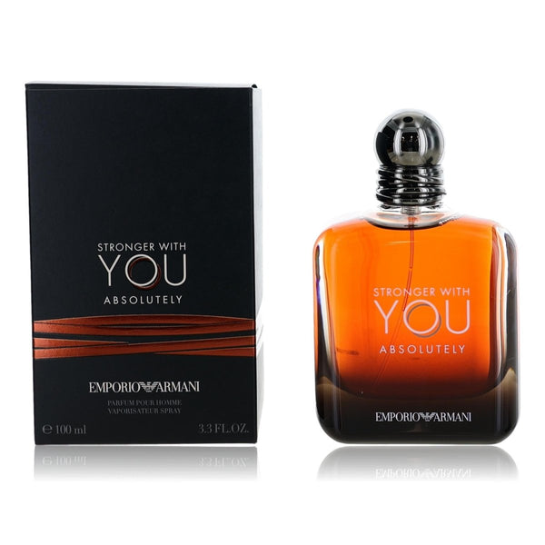 Stronger With You Absolutely by Emporio Armani, 3.4oz EDP Spray men - Unik Glow