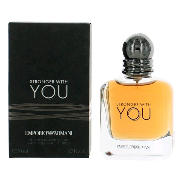 Stronger With You by Emporio Armani, 1.7 oz EDT Spray for Men - Unik Glow