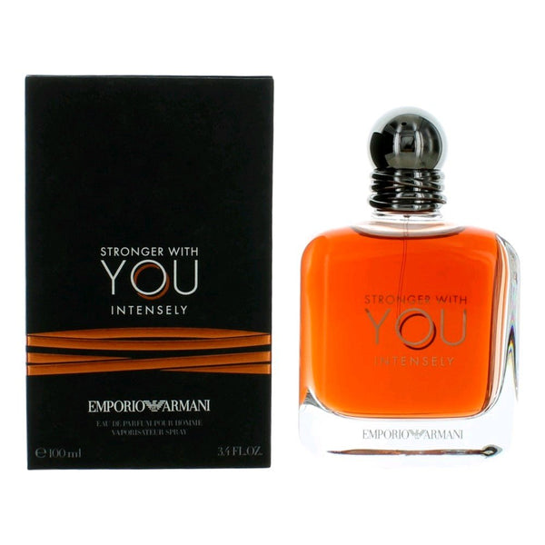 Stronger With You Intensely by Emporio Armani, 3.4oz EDP Spray men - Unik Glow
