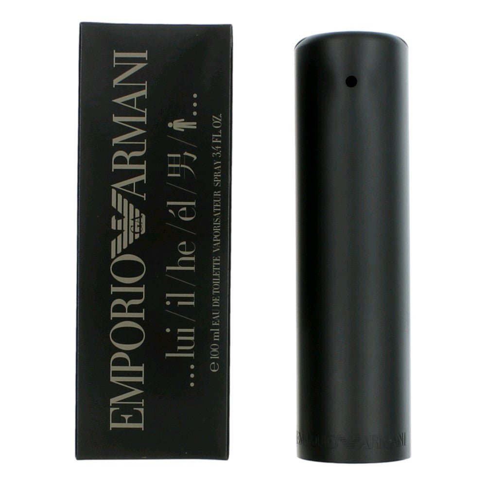 Emporio Armani He by Emporio Armani, 3.4 oz EDT Spray for Men - Unik Glow