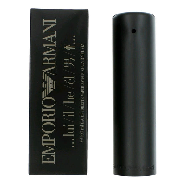 Emporio Armani He by Emporio Armani, 3.4 oz EDT Spray for Men - Unik Glow