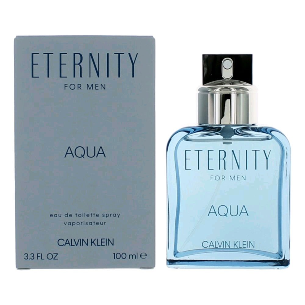 Eternity Aqua by Calvin Klein, 3.4 oz EDT Spray for Men - Unik Glow