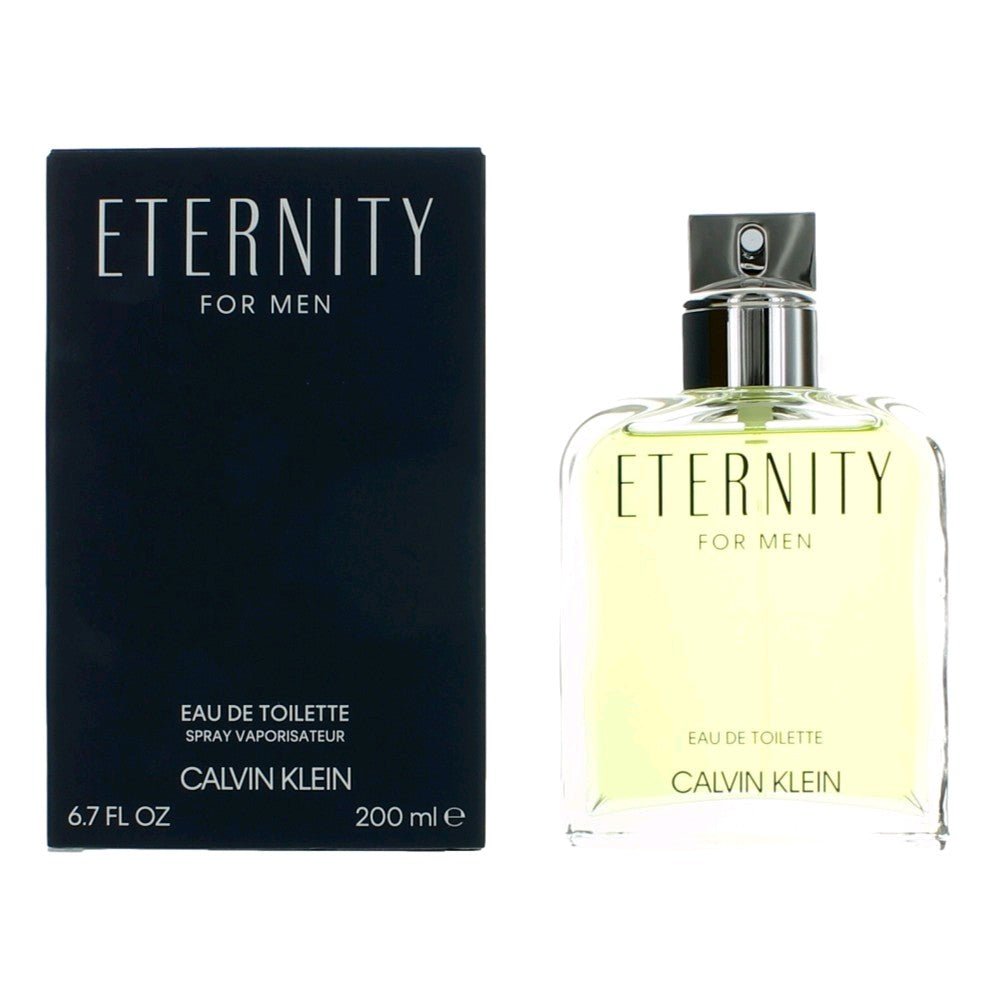 Eternity by Calvin Klein, 6.7 oz EDT Spray for Men - Unik Glow