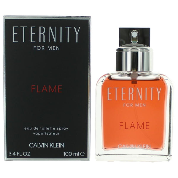 Eternity Flame by Calvin Klein, 3.4 oz EDT Spray for Men - Unik Glow