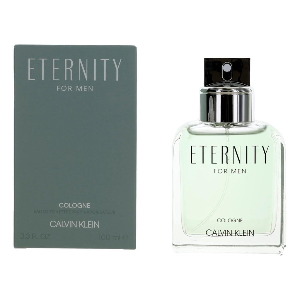Eternity Cologne by Calvin Klein, 3.4 oz EDT Spray for Men - Unik Glow