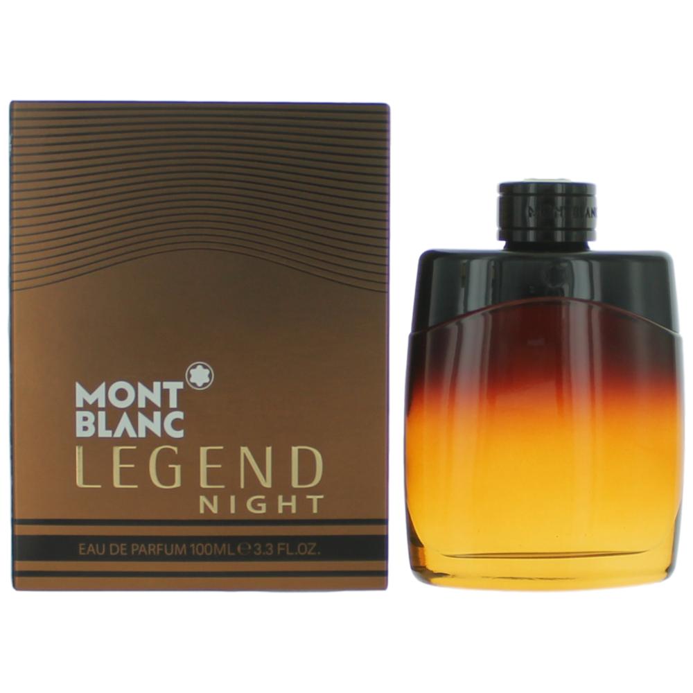 Mont Blanc Legend Night by Mont Blanc, 3.3 oz EDP Spray for Men - Unik Glow