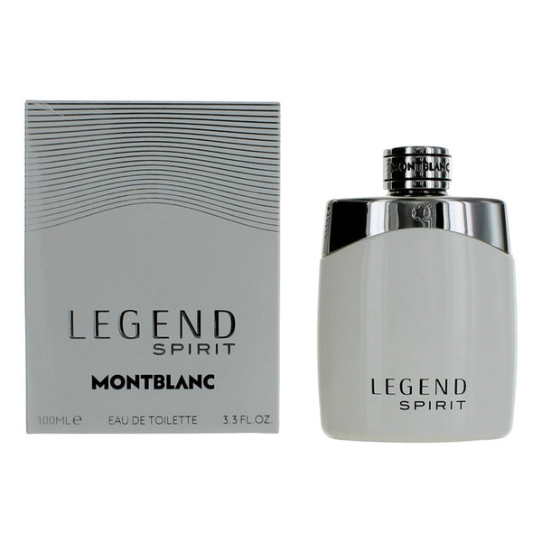 Mont Blanc Legend Spirit by Mont Blanc, 3.3 oz EDT Spray for Men - Unik Glow