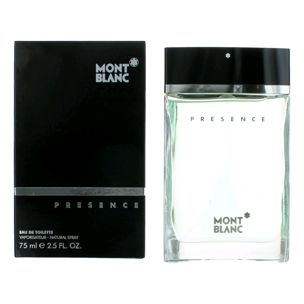 Mont Blanc Presence by Mont Blanc, 2.5 oz EDT Spray for Men - Unik Glow