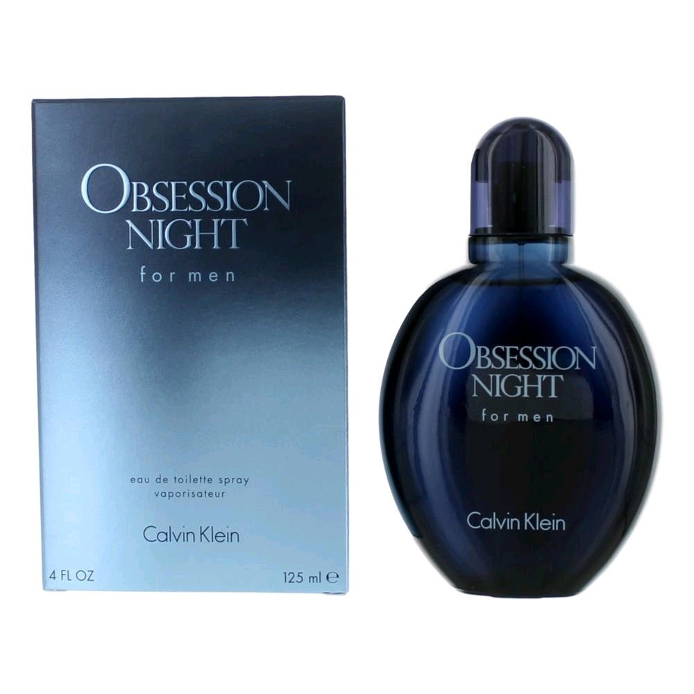 Obsession Night by Calvin Klein, 4 oz EDT Spray for Men - Unik Glow
